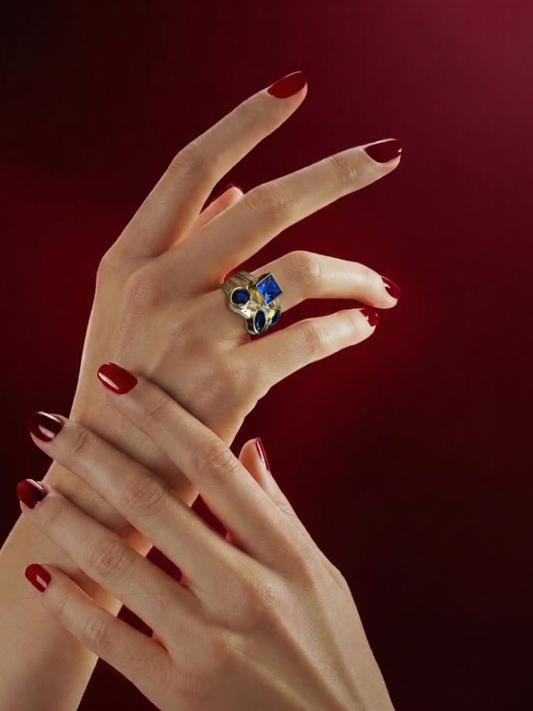 14 AYAR TAŞLI YÜZÜK