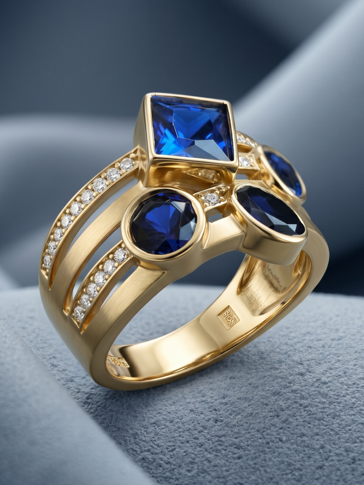 14 AYAR TAŞLI YÜZÜK