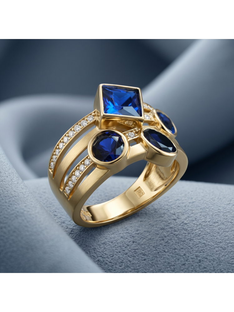 14 AYAR TAŞLI YÜZÜK